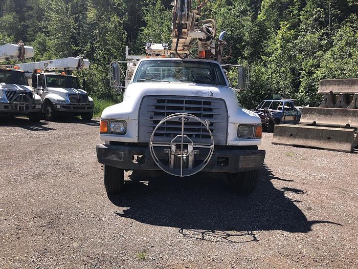 Used 1998 Ford F750 , Terex Digger Boom