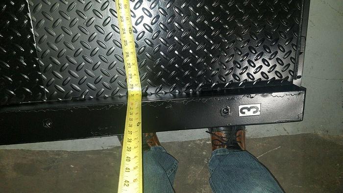 Used Toledo Masstron Floor Weight Scale 30" with ramp (needs readout box)