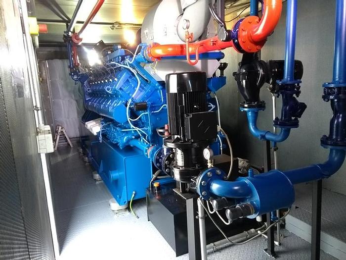 Used 1365 kW Containerized MWM TBG 620 V16