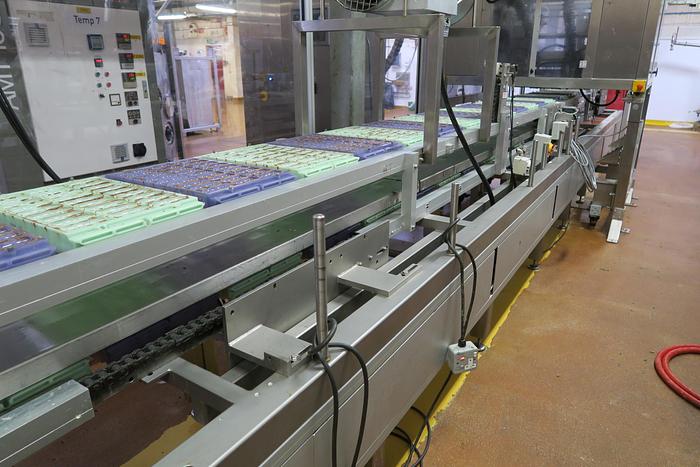 Used Aasted Frozen Cone Chocolate Moulding Line
