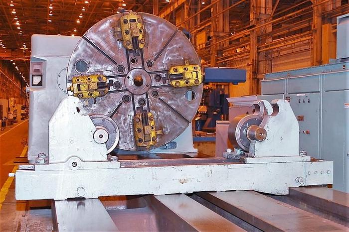 Used 83" X 492", STANKO, HEAVY DUTY ROLL LATHE