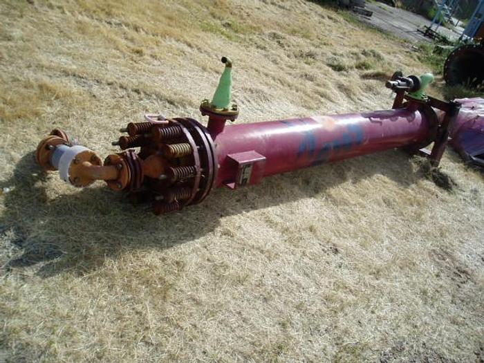 Used Heat Exchanger, Block, Graphite, 124 SF, 116/58 PSI, #S737138