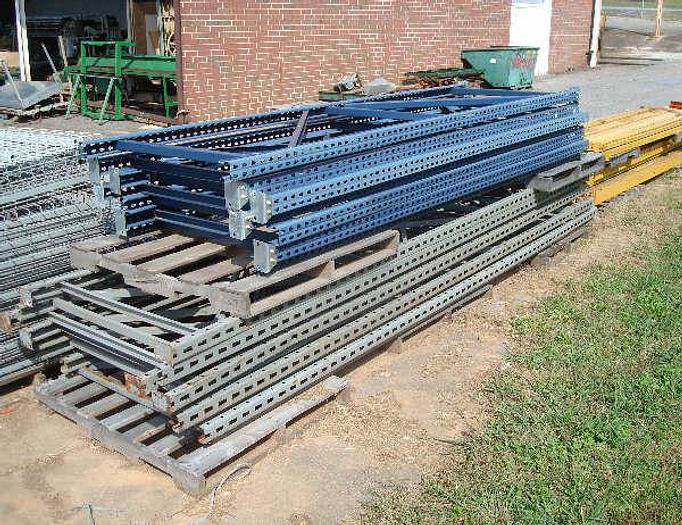 Used LOT OF 42 INCH DEEP PALLET RACKING