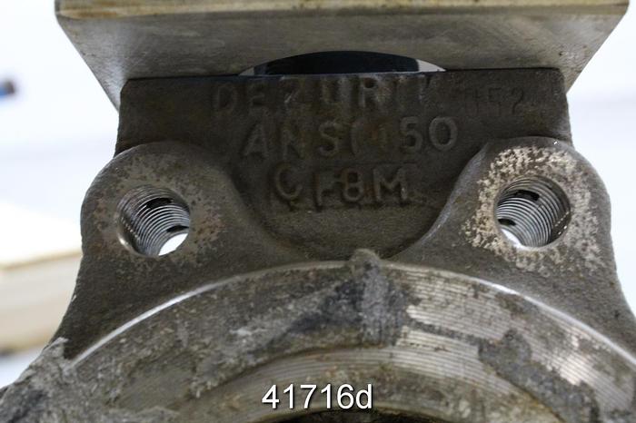 Used Dezurik 4" Air Operated Butterfly Valve #41716