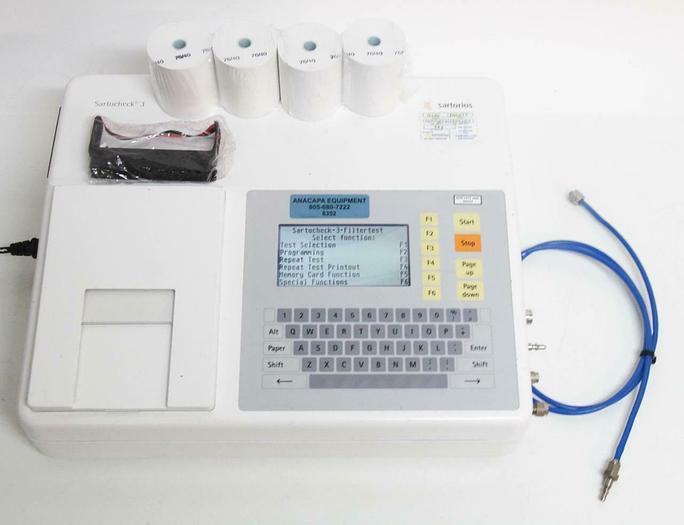 Used Sartorius 16286 Sartocheck 3 Filter Integrity Testing w/ Extras FOR PARTS (6352)