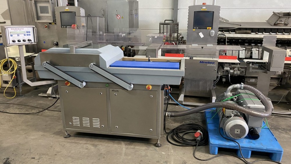 Used Webomatic automatic double chamber vacuum machine