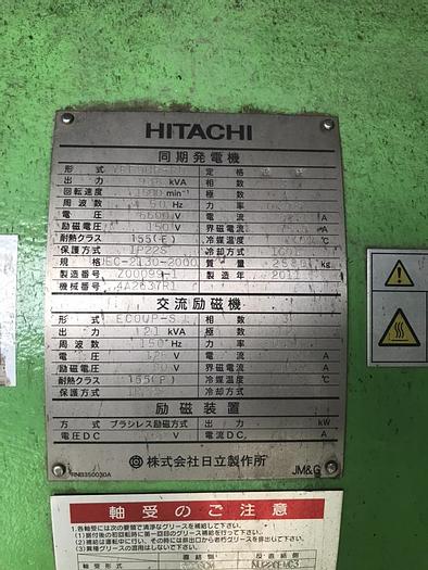 Used Jenbacher JMS 320 GS gas engine with Hitachi alternator 50 hz generator set