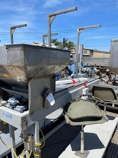 Used Stainless Steel Picking -Sorting Vibratory Table