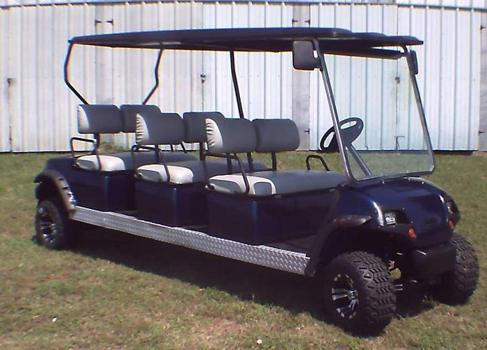 Used Yamaha Limo Golf Cart - 6 Passenger