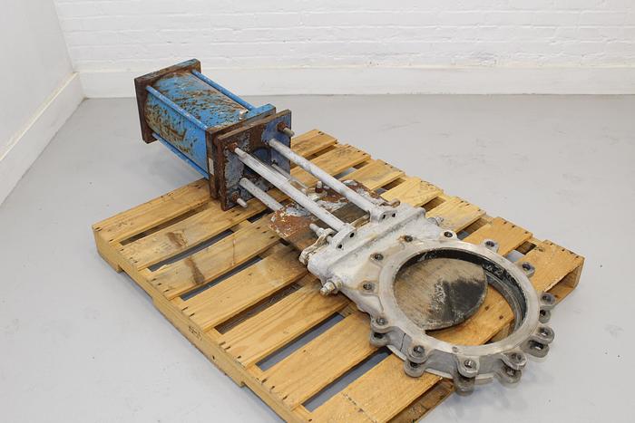 Used True Line 14" Air Operated Knife Gate Valve #44100
