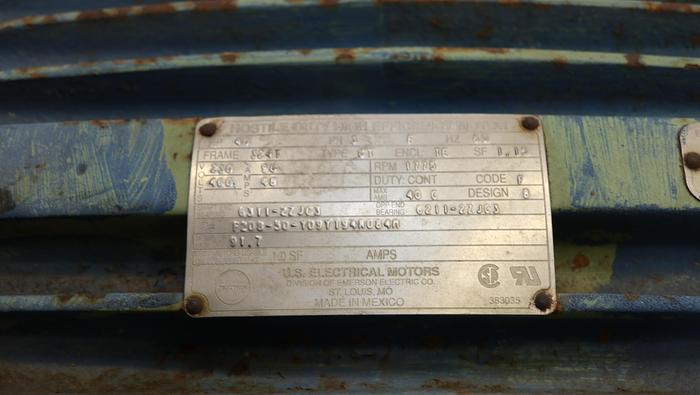 Used US ELECTRICAL MOTORS  40 HP #44525