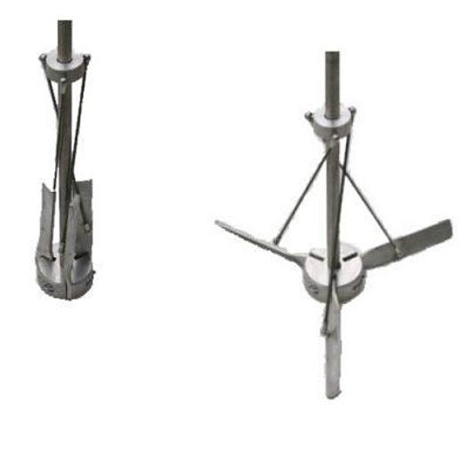 AGITATORE ELETTRICO SU TELAIO TELESCOPICO PER TANK (IBC) DA 600 A 1200 LITRI