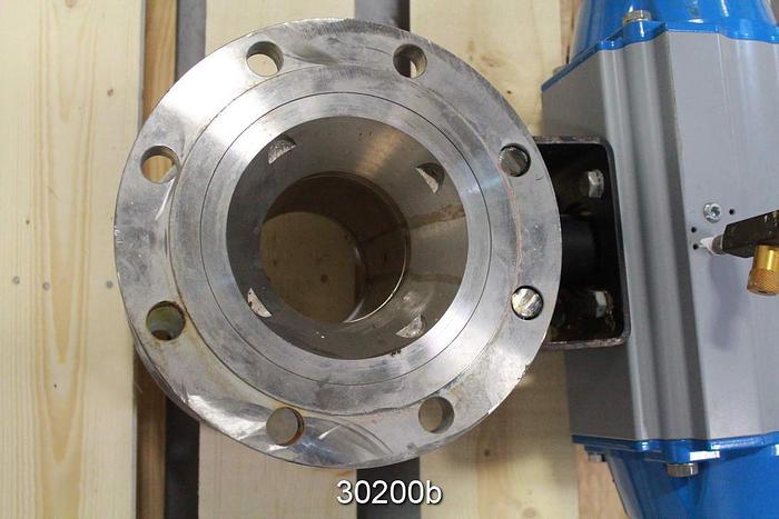 Used Jamesbury/Flowtek 6" Control Ball Valve (Stainless Steel) #30200