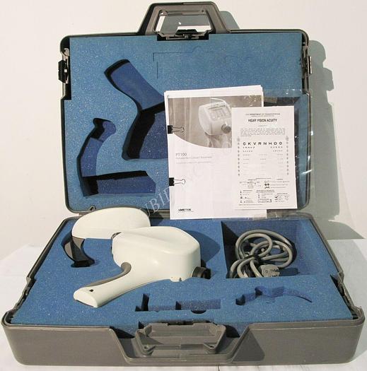 Used Reichert PT 100 Portable Auto NCT Hand Held Tonometer with case