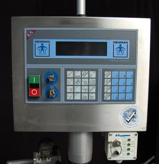 Used M 14775 E - Labeller NEWMAN 8FL for Cylindrical Objects