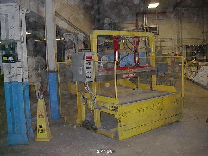 Used Howies Welding  Roll Splitter, 64" Wide X 15 3/4" Diamter. Overall Dims 90" H X 96" W X 80" Deep #27198