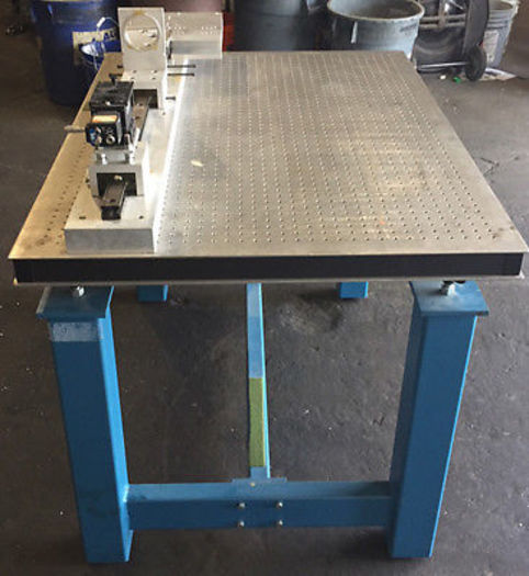 Melles Griot optical table 36" x 48" with miscellaneous accessories