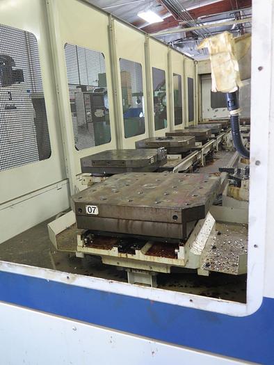 Used 1999 Mori Seiki MH-500 CNC Horizonatal Machining Center 12 Station Pallet Pool