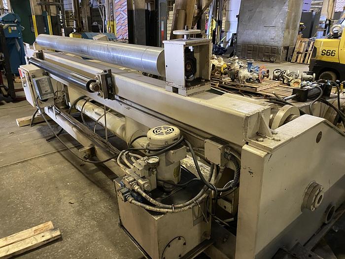 Used 84" BARTELL SHAFTLESS FLOOR PICK UP UNWIND STAND 72" DIA. HEAVY DUTY