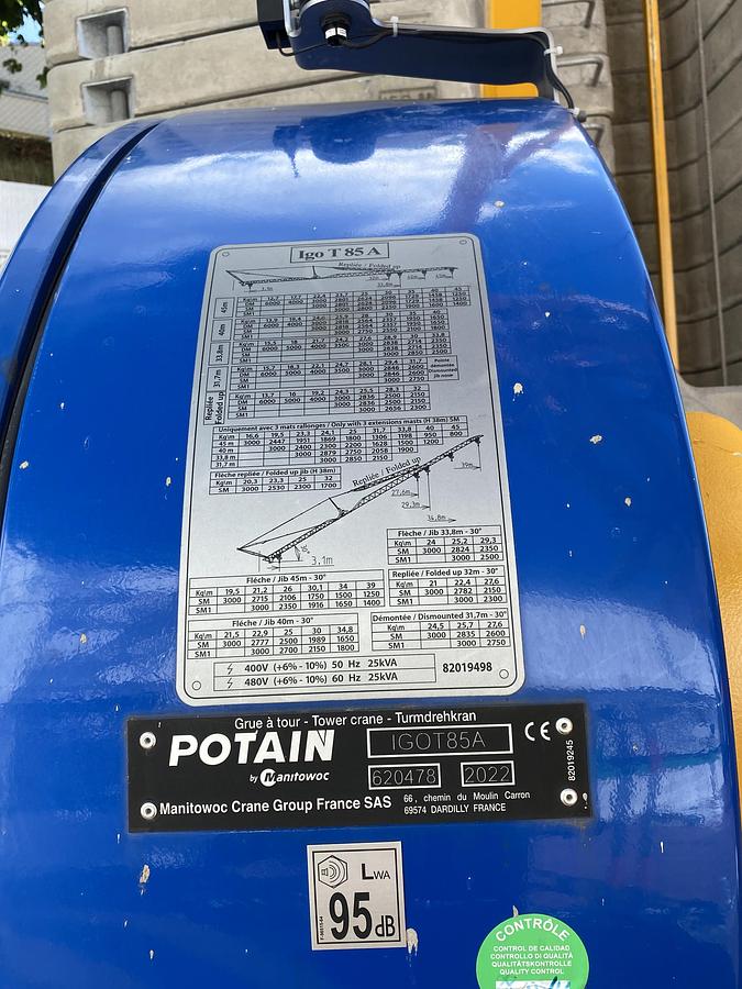 Gebraucht 2022 Potain IGO T 85 A