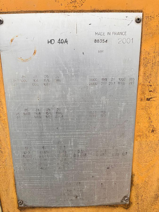 Gebraucht 2001 Potain HD 40 A