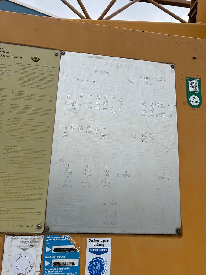 Gebraucht 2001 Potain HD 32 B