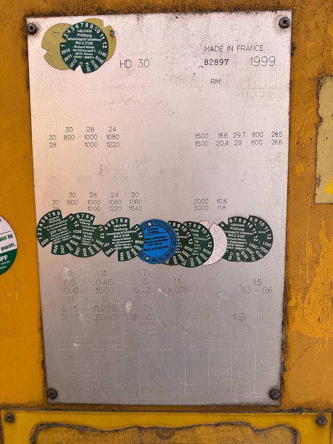 Gebraucht 1999 Potain HD 30