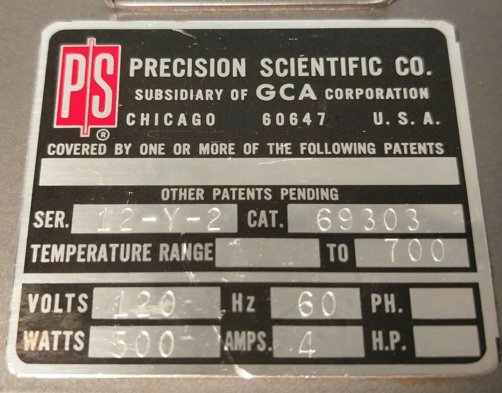 Used Precision Therm-O-Jack 69303 Hot Plate (5" x 5")