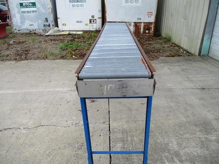 Used Roller Conveyor, solid bar rollers