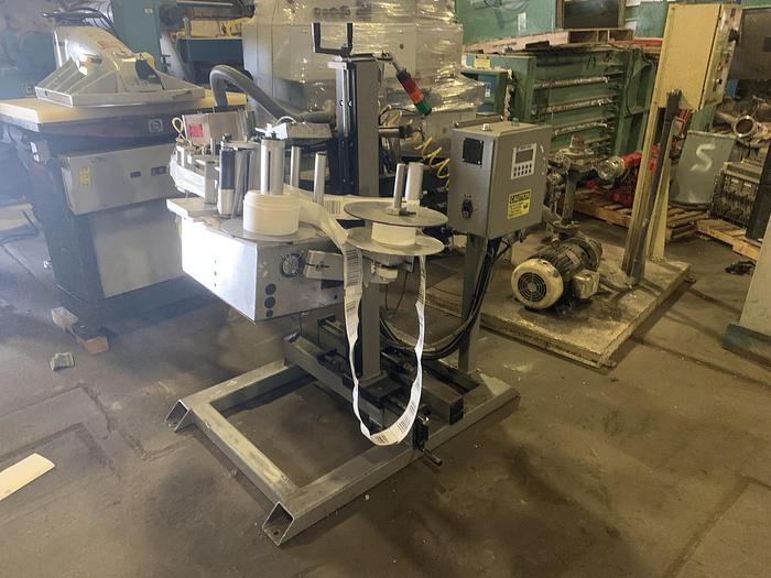 Used LABEL-AIR INC. LABEL APPLICATOR