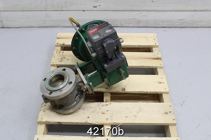 Used Fisher 3" V150 Series B Vee-Ball Valve #42170