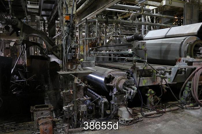 Used Beloit 100" Trim Medium/Liner Fourdrinier Paper Machine, 2500 FPM #38655