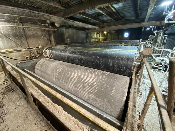 Used Black Clawson Cylinder Thickeners, 180" Face #44407