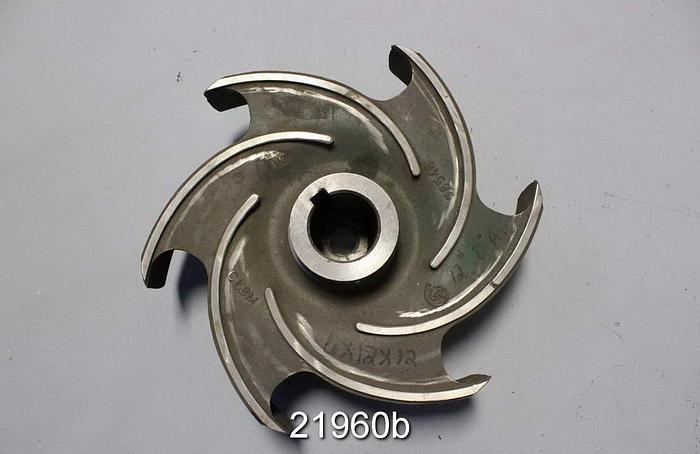 Used Goulds 3175 Pump Impeller, 6 Vane, 12" #21960