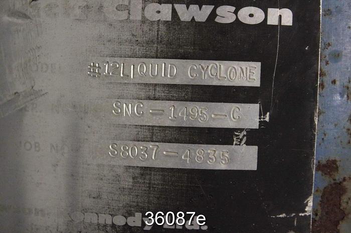 Used Black Clawson Size 12 High Density Cleaner #36087