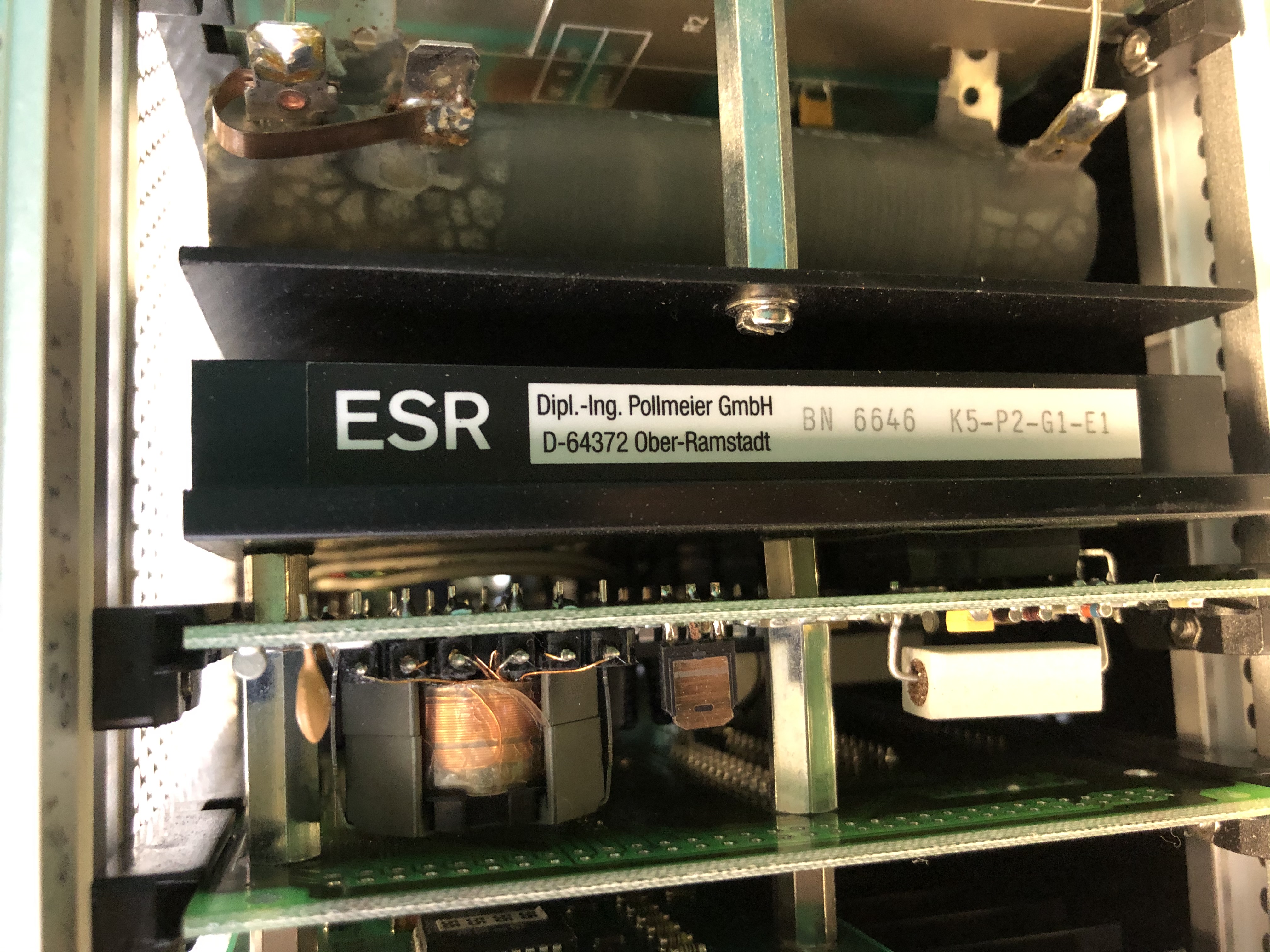 Used ESR POLLMEIER 9135 MODULE RACK WITH MODULES