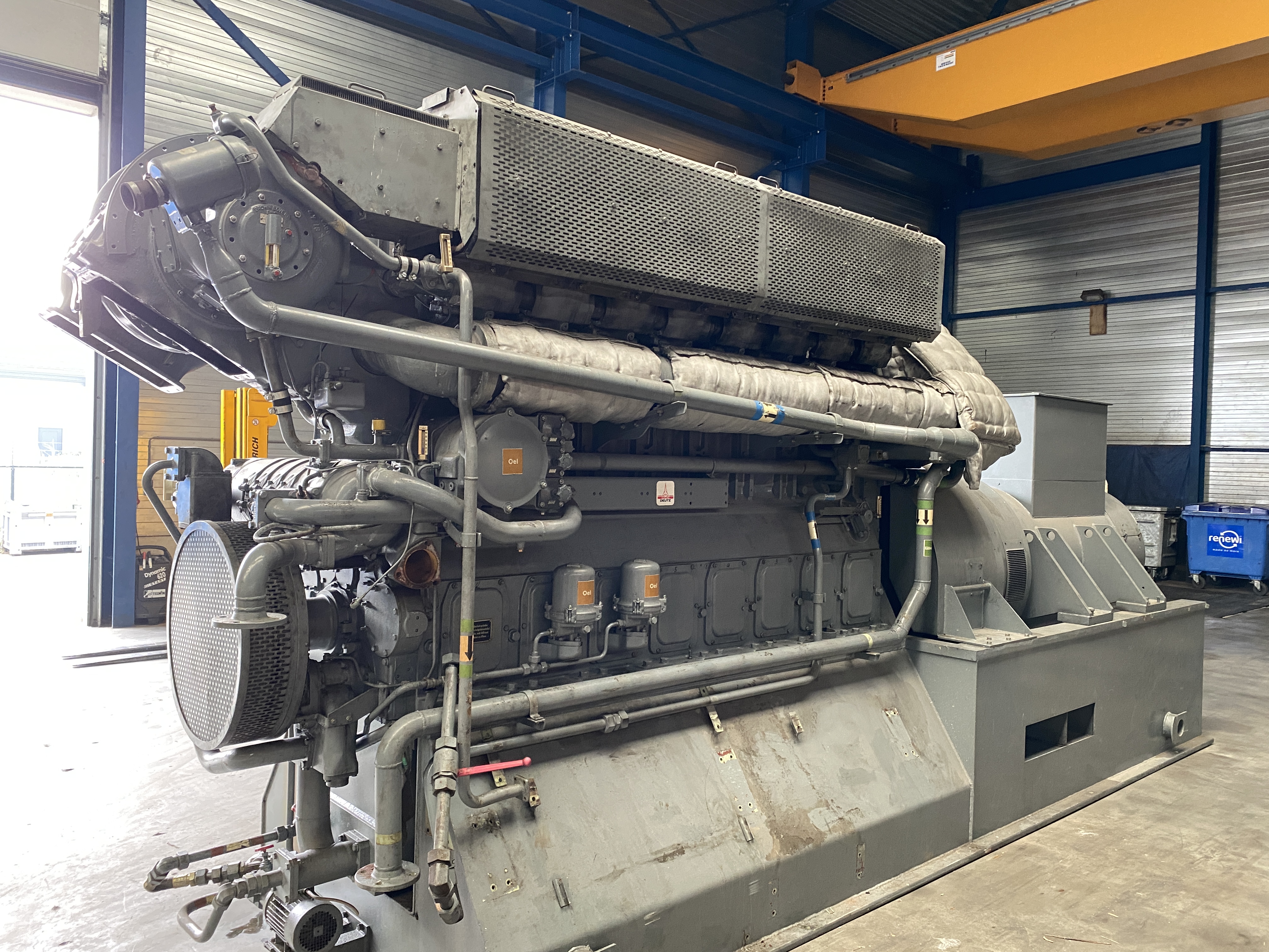 Used DEUTZ BV8M628 / PILLER 1600KVA