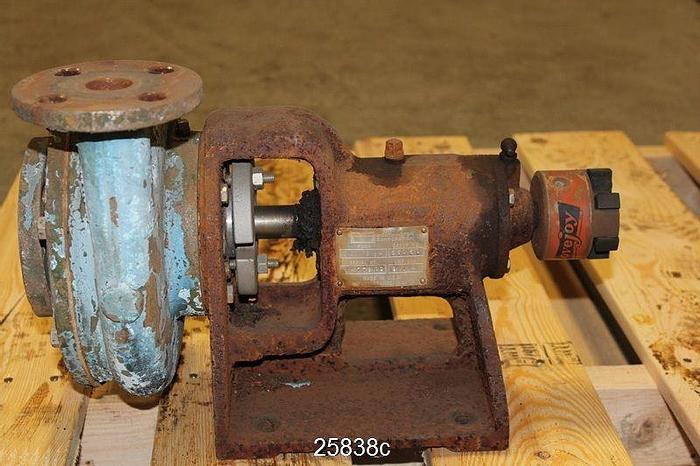 Used Worthington 1CNG64 Pump, 1x1.5x8, 8.25" Stainless Steel Impeller, Stainless Steel Casing #25838