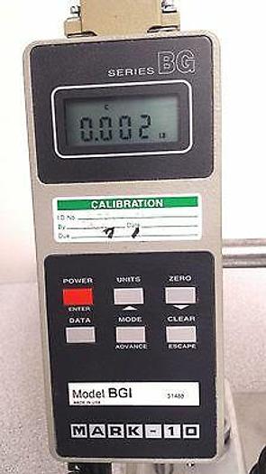 Used Mark 10 Series BG Height Gauge Measuring Machine for quality control