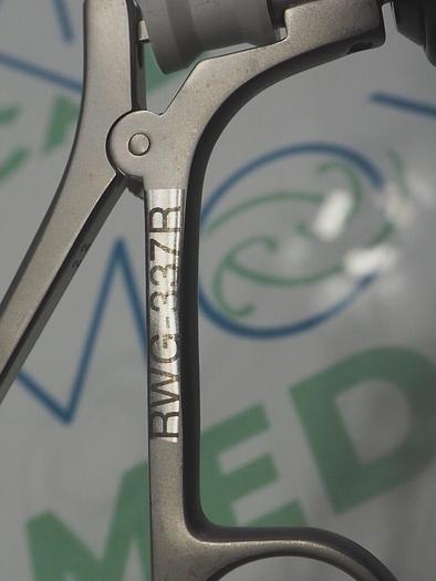 Used ACMI CIRCON RWG-337R Laproscopic Fatping Forceps 5mm Endoscopy Instrument