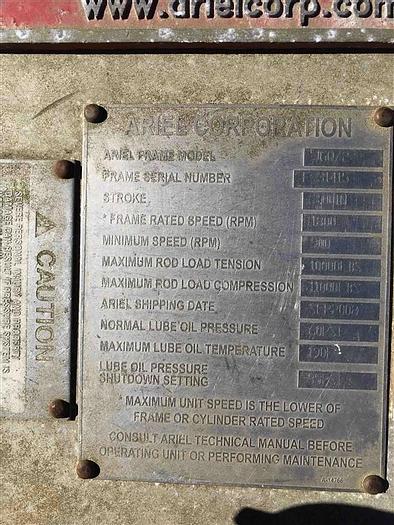 Used 2009 Keystone Ariel JGQ/2 2-Stage Air Booster