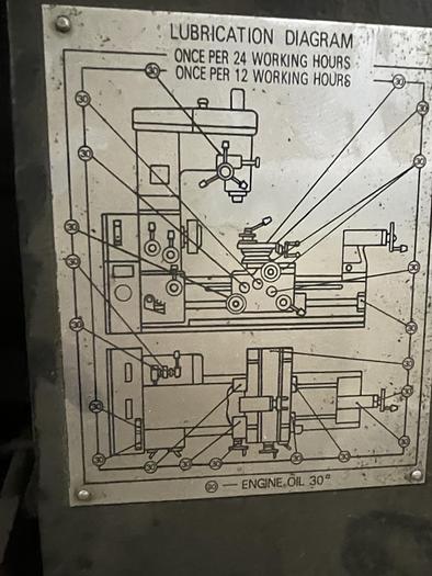 Used SMITHY BENCH GRANITE 1324 SERIES COMBINATION ENGINE LATHE/MILL/DRILL PRESS