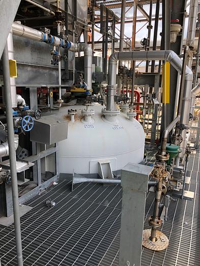 Used Used Plant Maintenance Service Corp Tank approximately 5,000 gallon 316L stainless steel vertical tank