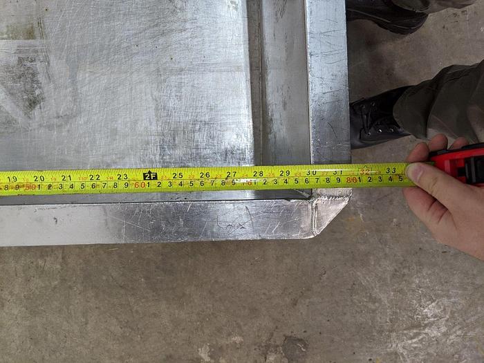 Used 80 Gallon Rolling Square Tank