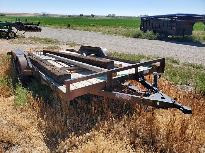 Used 16' Flatbed Equipment Trailer