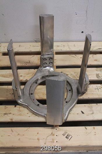 Used Bird 10 Pressure Screen 4 Foil Rotor #29805