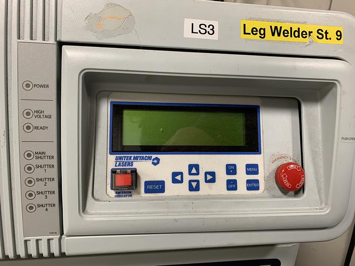 Used MIYACHI UNITEK LW51 COMPACT YAG LASER