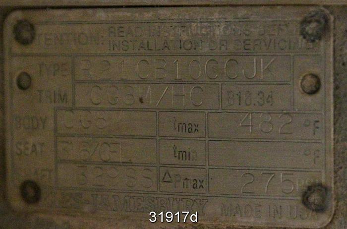 Used Neles Jamesbury R1CB10CCJK 10" R-Series Segment Valve #31917