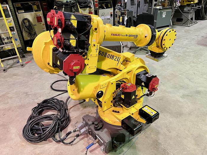Used VERY LOW HOUR FANUC R2000iB/210F WITH R30iB CONTROLLER, TESTED AND CLEANED, 251 HOURS