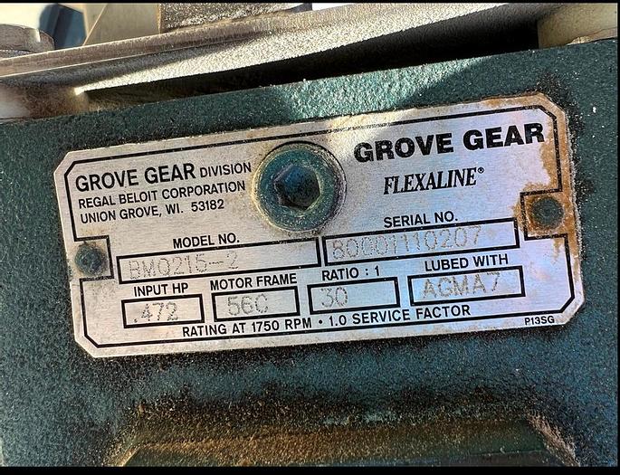 Used Conveyor, Belt, 24" x 64", S/st, Cleated, Incline, 0.5 HP #S744645